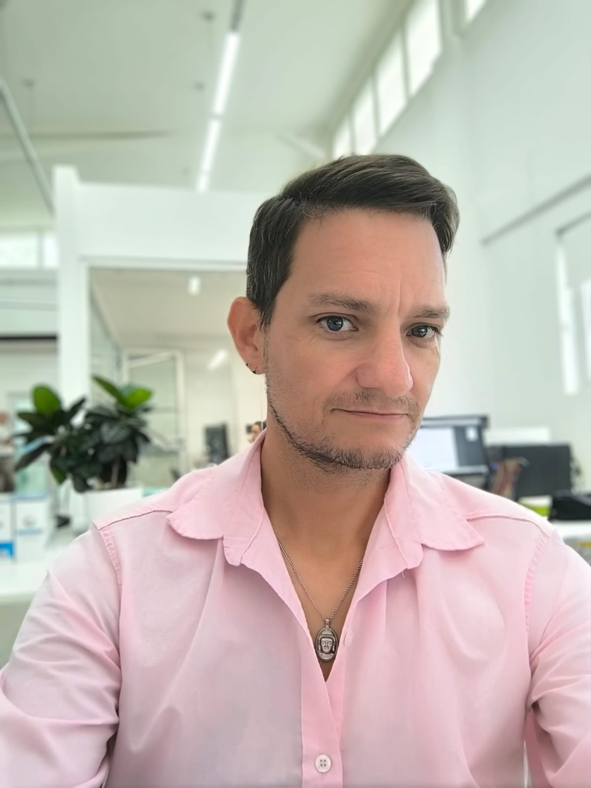 Cristian Demarco, técnico de computadoras en Santa Fe